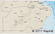Shaded Relief 3D Map of Kisarawe