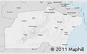 Silver Style 3D Map of Kisarawe