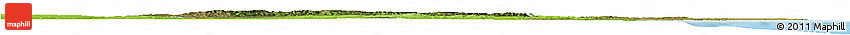 Satellite Horizon Map of Kisarawe, physical outside