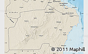 Shaded Relief Map of Kisarawe