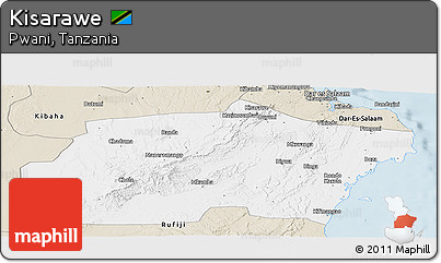 Classic Style Panoramic Map of Kisarawe