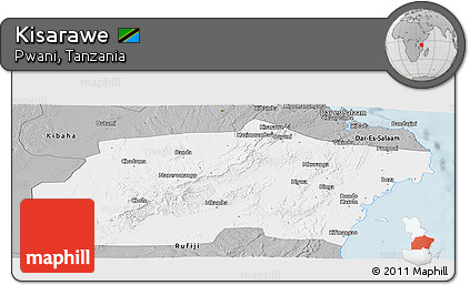 Gray Panoramic Map of Kisarawe