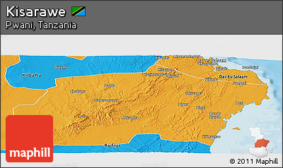 Political Panoramic Map of Kisarawe