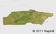 Satellite Panoramic Map of Kisarawe, cropped outside