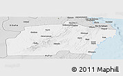 Silver Style Panoramic Map of Kisarawe