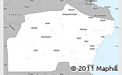 Gray Simple Map of Kisarawe