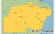 Savanna Style Simple Map of Kisarawe