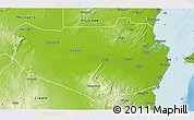 Physical 3D Map of Rufiji