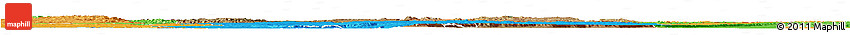 Satellite Horizon Map of Rukwa, political outside