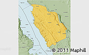 Savanna Style 3D Map of Nkasi
