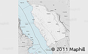 Silver Style 3D Map of Nkasi