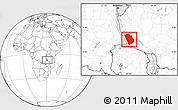 Blank Location Map of Nkasi