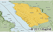 Savanna Style Panoramic Map of Nkasi