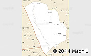 Classic Style Simple Map of Nkasi