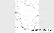 Blank Simple Map of Rukwa