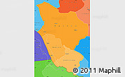 Political Shades Simple Map of Rukwa