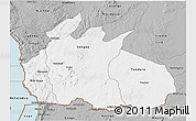 Gray 3D Map of Ruvuma