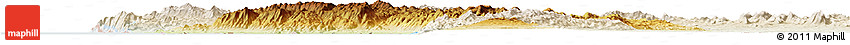 Physical Horizon Map of Mbinga, lighten