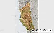 Satellite Map of Mbinga, lighten, semi-desaturated