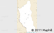 Classic Style Simple Map of Mbinga