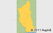 Savanna Style Simple Map of Mbinga