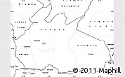 Blank Simple Map of Ruvuma
