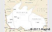 Classic Style Simple Map of Ruvuma