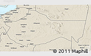 Shaded Relief 3D Map of Bariadi