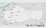 Silver Style 3D Map of Bariadi