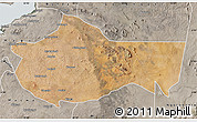 Satellite Map of Bariadi, semi-desaturated