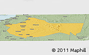 Savanna Style Panoramic Map of Bariadi