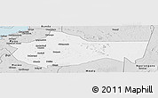Silver Style Panoramic Map of Bariadi