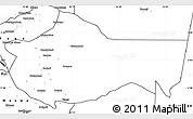 Blank Simple Map of Bariadi