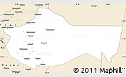 Classic Style Simple Map of Bariadi