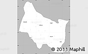 Gray Simple Map of Maswa, single color outside