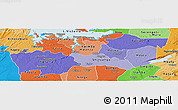 Political Shades Panoramic Map of Shinyanga