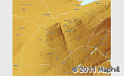 Physical 3D Map of Iramba