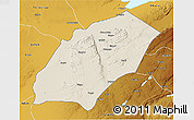 Shaded Relief 3D Map of Iramba, physical outside