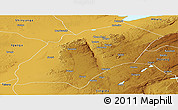 Physical Panoramic Map of Iramba