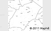 Blank Simple Map of Iramba