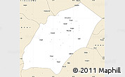 Classic Style Simple Map of Iramba