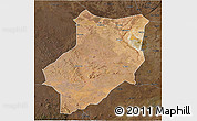 Satellite 3D Map of Manyoni, darken