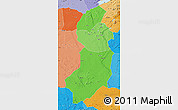 Political Shades Map of Singida