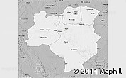 Gray 3D Map of Tabora