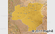 Physical 3D Map of Tabora, satellite outside