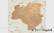 Satellite 3D Map of Tabora, shaded relief outside