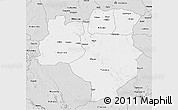 Silver Style 3D Map of Tabora