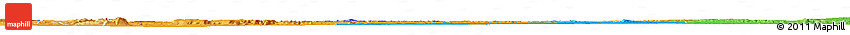 Physical Horizon Map of Tabora, political shades outside