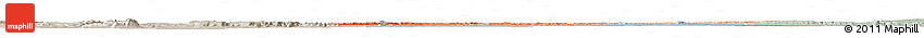 Political Shades Horizon Map of Tabora, lighten, semi-desaturated