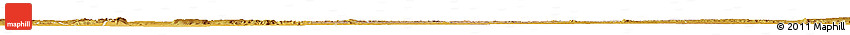 Satellite Horizon Map of Tabora, physical outside